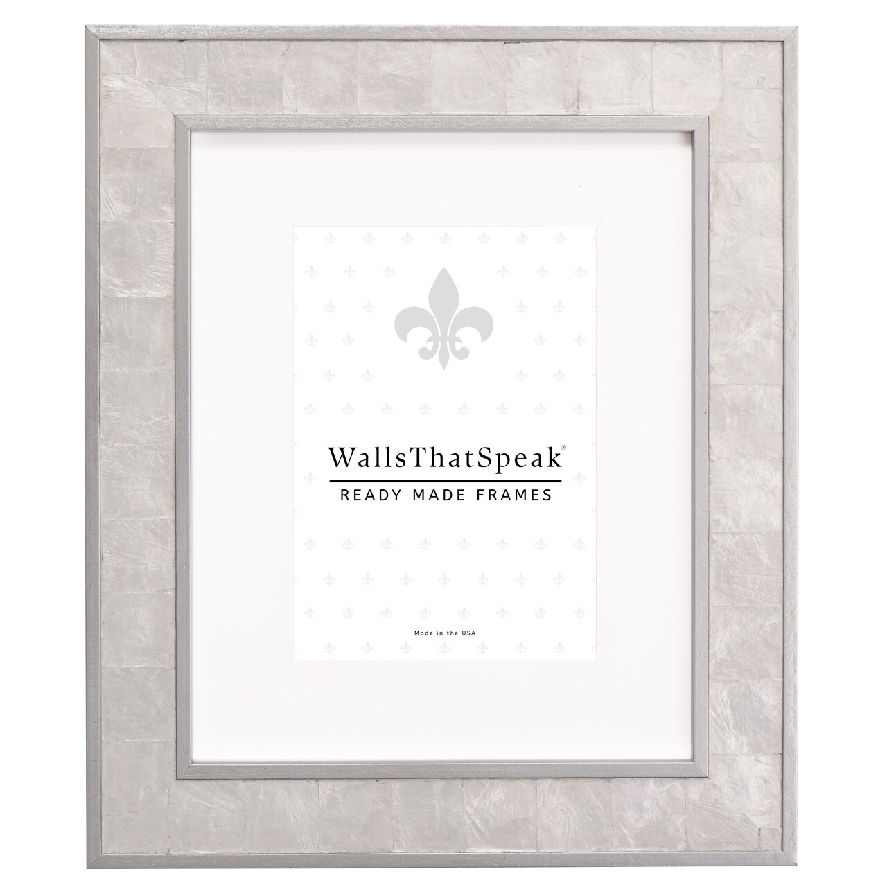 20x20 Matted Picture Frame, Opulence 1.5 Inch Wood Moulding, Wall Display Frame for Art, Posters, or Photos by wallsthatspeak